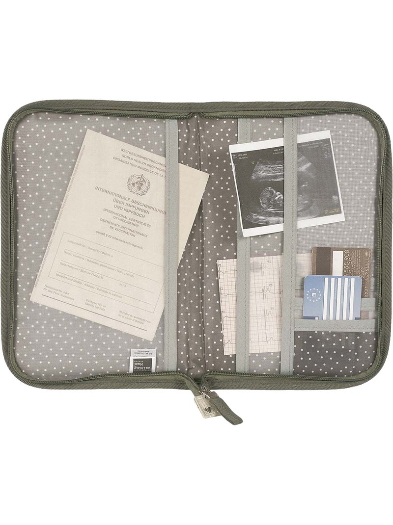Walking Mum | Pochette protège carnet de santé Poppy Vert - Kiabi