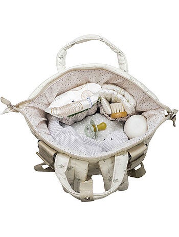 Walking Mum | Sac à dos langer en coton imperméable Mimosa