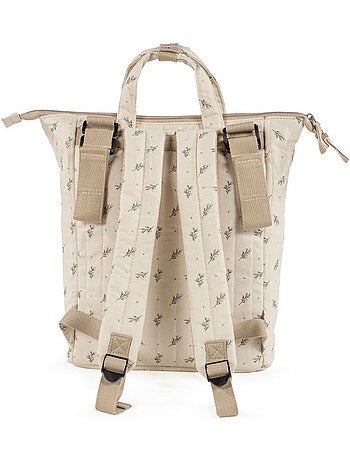 Walking Mum | Sac à dos langer en coton imperméable Mimosa