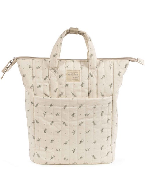 Walking Mum | Sac à dos langer en coton imperméable Mimosa - Kiabi
