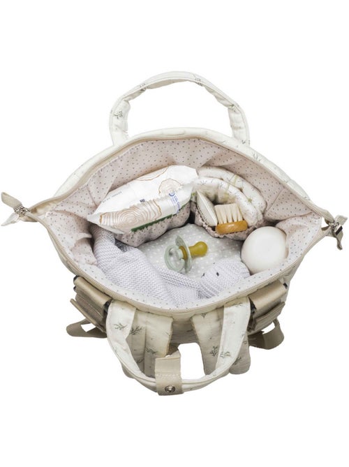 Walking Mum | Sac à dos langer en coton imperméable Mimosa - Kiabi