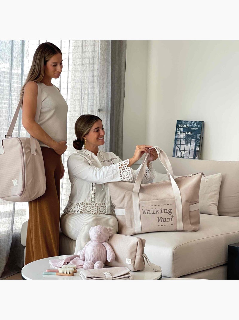 Walking Mum | Sac à langer XL Eco Mum Beige clair - Kiabi