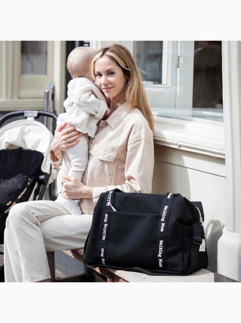 Walking Mum | Sac à langer XL Eco Mum Noir - Kiabi