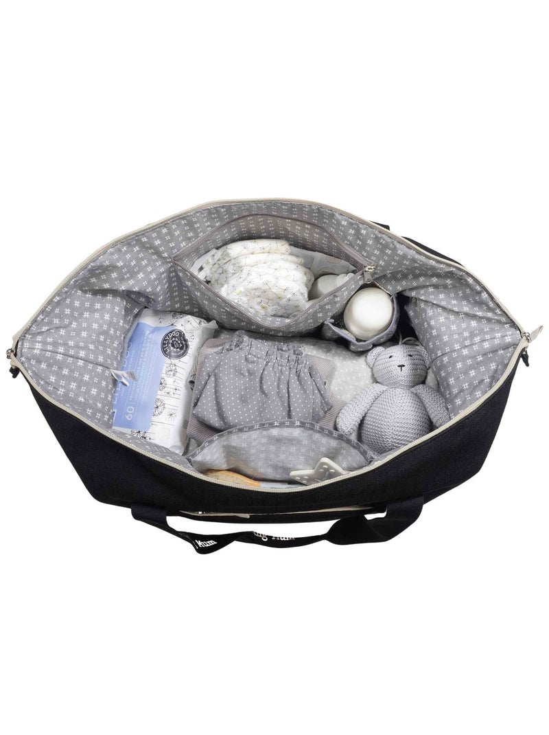 Walking Mum | Sac à langer XL Eco Mum Noir - Kiabi