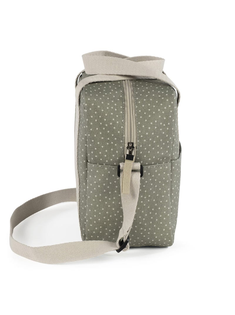Walking Mum | Sac isotherme biberons Poppy à pois Vert - Kiabi