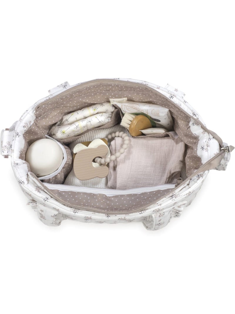Walking Mum | Sac organisateur de poussette Botton Beige - Kiabi