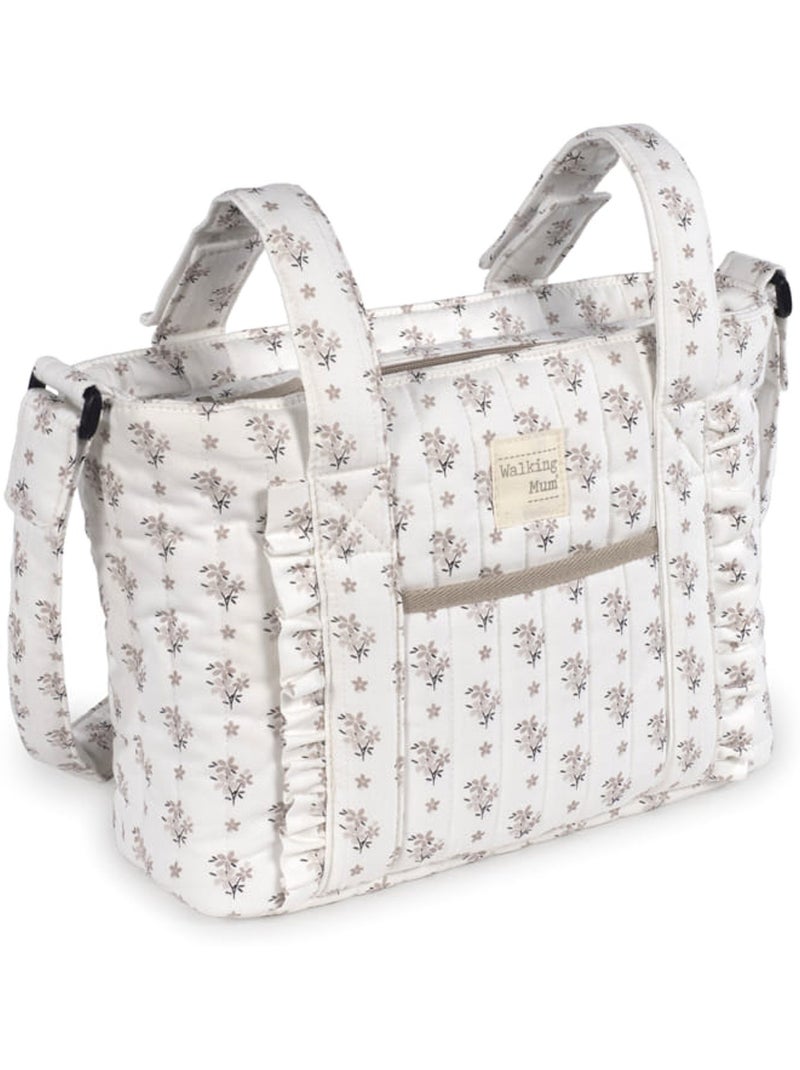 Walking Mum | Sac organisateur de poussette Botton Beige - Kiabi
