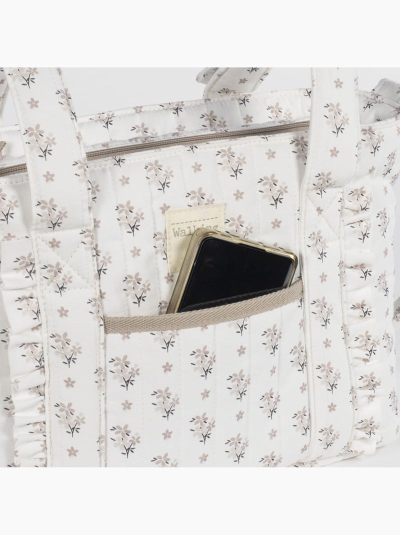 Walking Mum | Sac organisateur de poussette Botton Beige - Kiabi