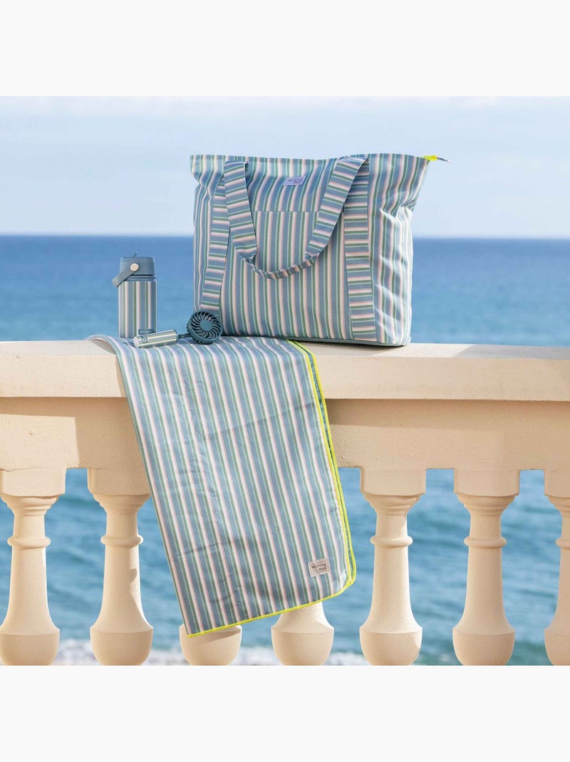 Walking Mum | Serviette de plage microfibre UPF 50+ Summer Vert - Kiabi