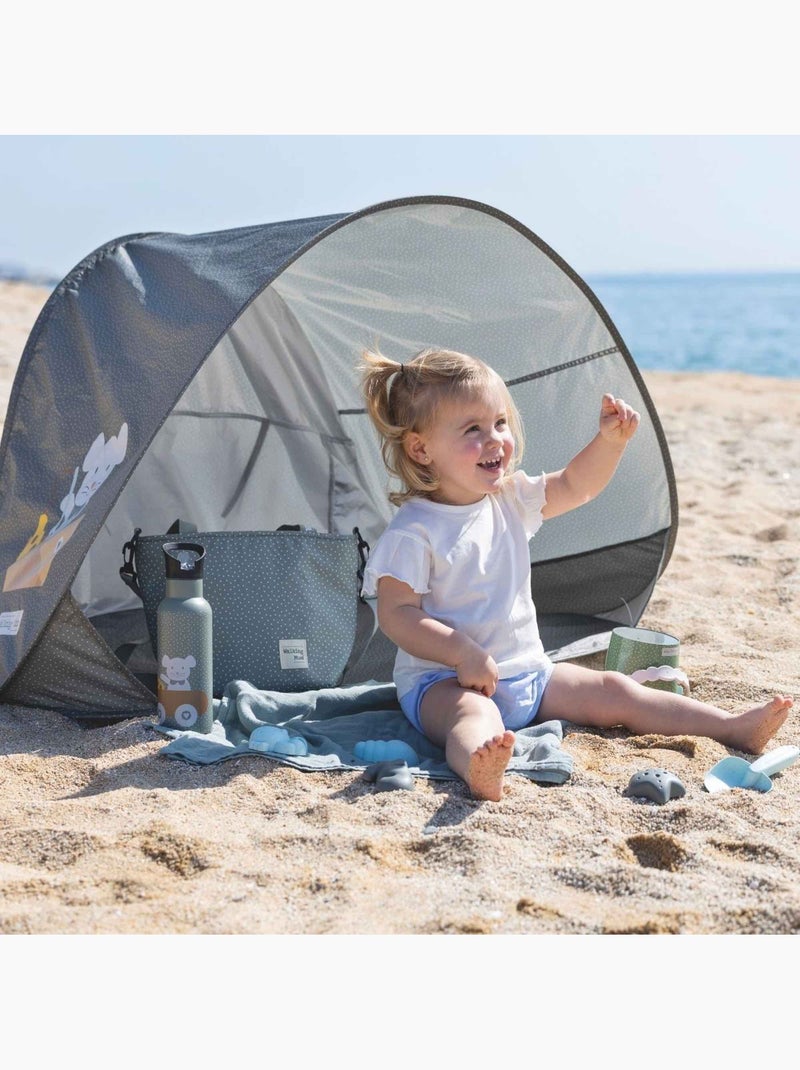 Walking Mum | Tente anti UV bébé plage pop up UPF 50+ Summer Vert - Kiabi