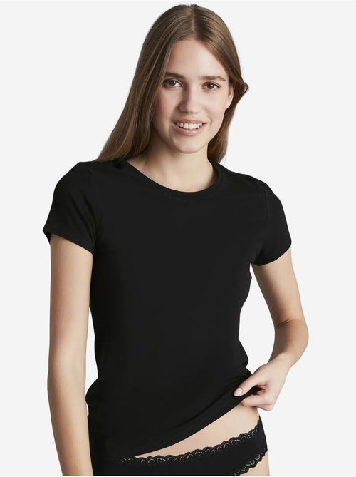 Warm touch t-shirt à manches courtes penti - Kiabi Warm touch t-shirt à manches courtes penti - Kiabi