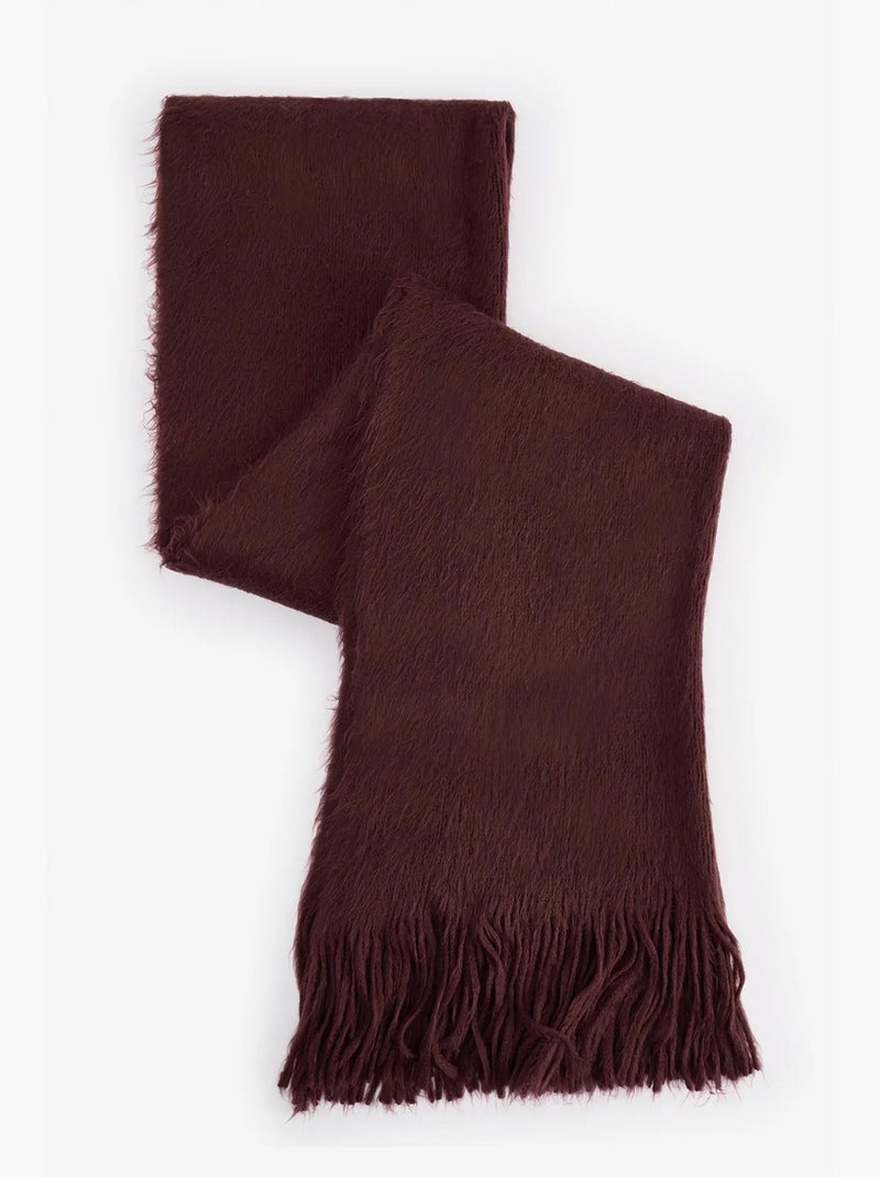 Warmy écharpe penti Rouge bordeaux - Kiabi