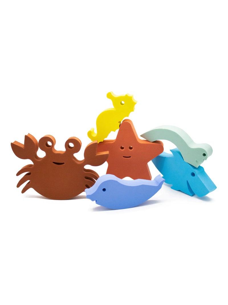 Waterfun set - 6 animaux Multicolore - Kiabi