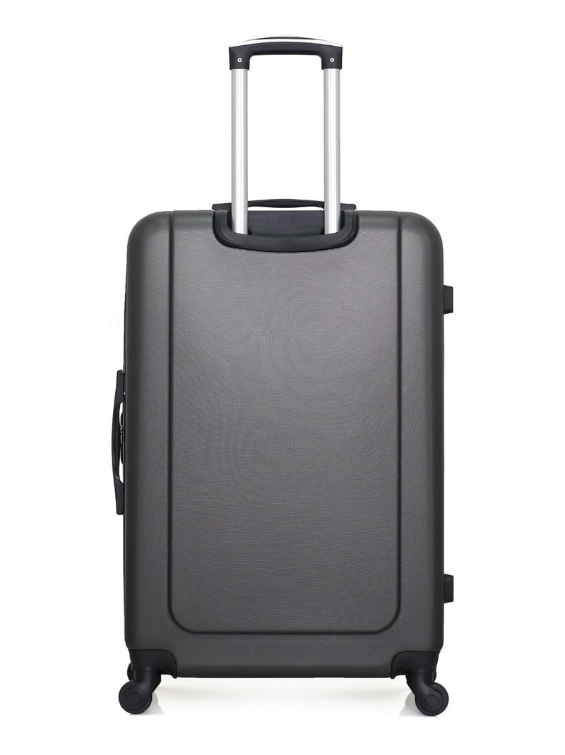 WAVE PARIS - Lot de 2 - Valise grand format et valise weekend CONGO Gris foncé - Kiabi