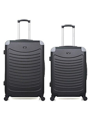 WAVE PARIS - Lot de 2 - Valise grand format et valise weekend CONGO