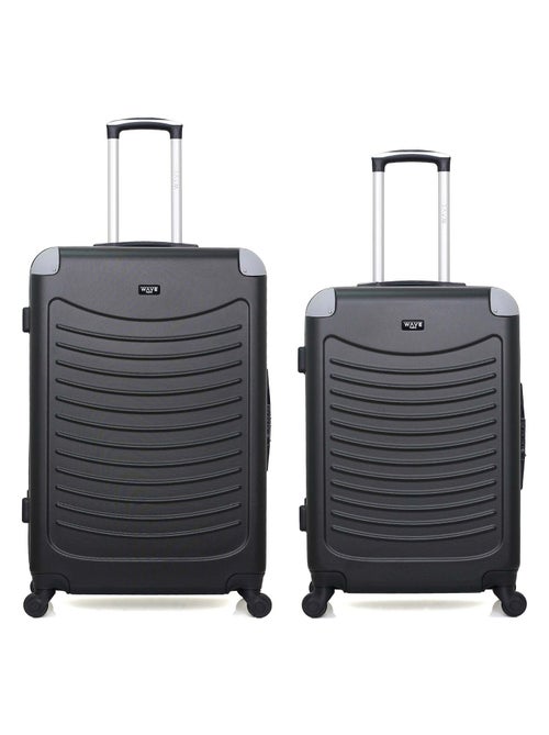 WAVE PARIS - Lot de 2 - Valise grand format et valise weekend CONGO - Kiabi WAVE PARIS - Lot de 2 - Valise grand format et valise weekend CONGO - Kiabi