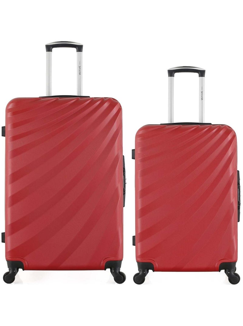 WAVE PARIS - Lot de 2 - Valise grand format et valise weekend DANUBE Bordeaux - Kiabi