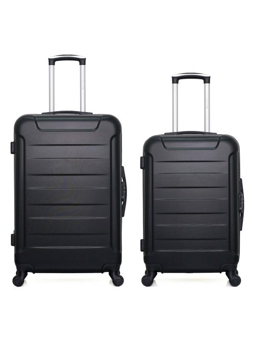 WAVE PARIS - Lot de 2 - Valise grand format et valise weekend ELBE - Kiabi