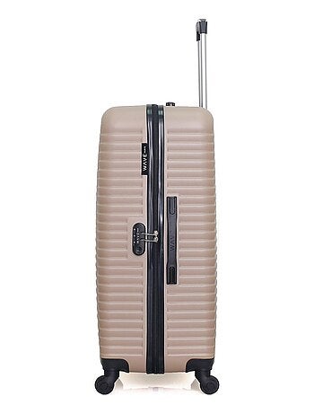 WAVE PARIS - Lot de 2 - Valise grand format et valise weekend LENA