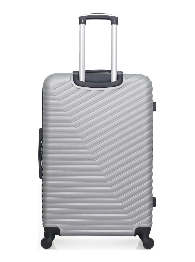 WAVE PARIS - Lot de 2 - Valise grand format et valise weekend LENA Gris - Kiabi