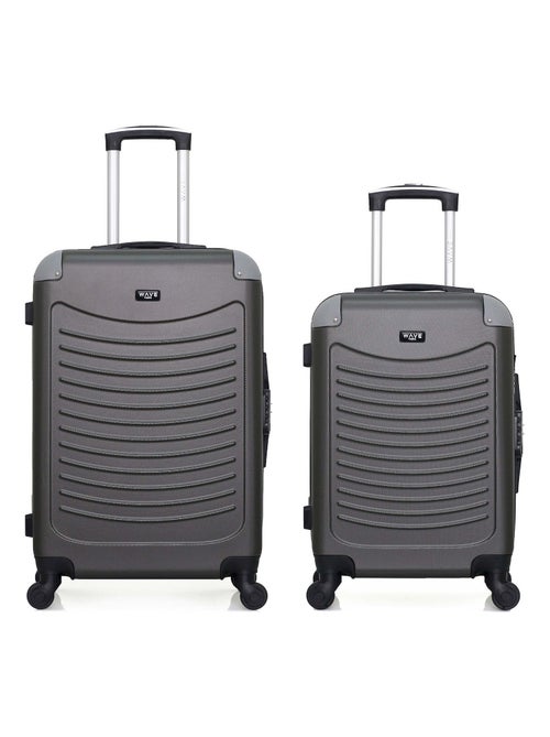 WAVE PARIS - Lot de 2 - Valise weekend et valise cabine CONGO - Kiabi