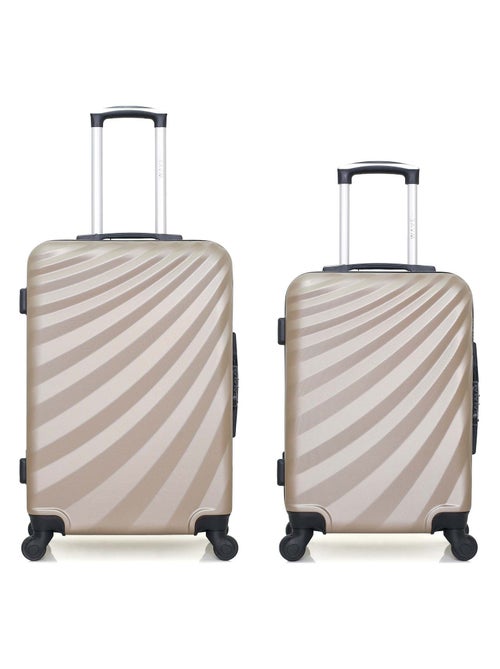 WAVE PARIS - Lot de 2 - Valise weekend et valise cabine DANUBE - Kiabi