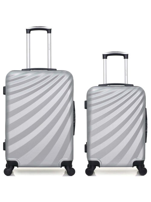 WAVE PARIS - Lot de 2 - Valise weekend et valise cabine DANUBE - Kiabi