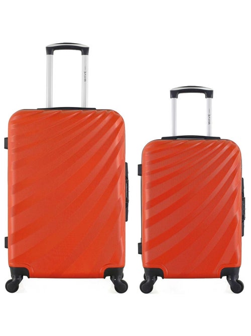 WAVE PARIS - Lot de 2 - Valise weekend et valise cabine DANUBE - Kiabi