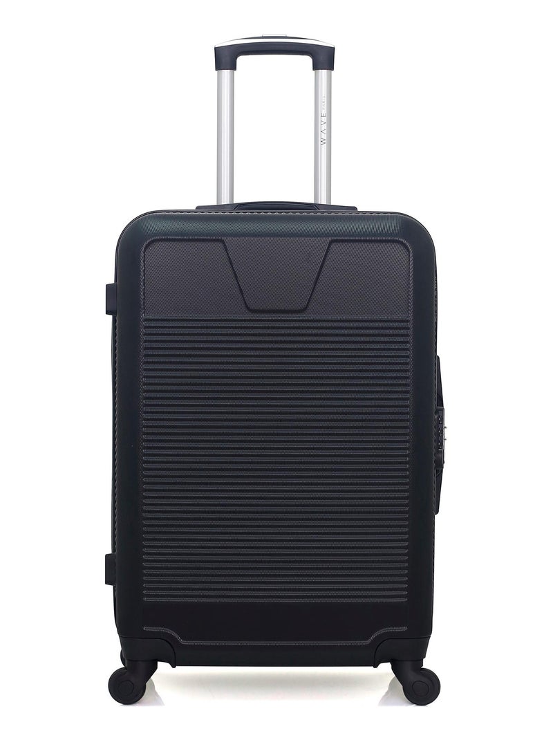 WAVE PARIS - Lot de 2 - Valise weekend et valise cabine SELENGA Noir - Kiabi
