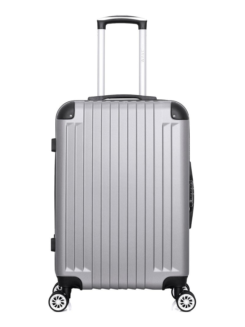 WAVE PARIS - Lot de 2 - Valise weekend et valise cabine TAGE Gris - Kiabi