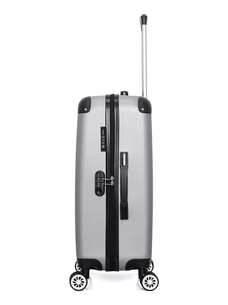 WAVE PARIS - Lot de 2 - Valise weekend et valise cabine TAGE Gris - Kiabi