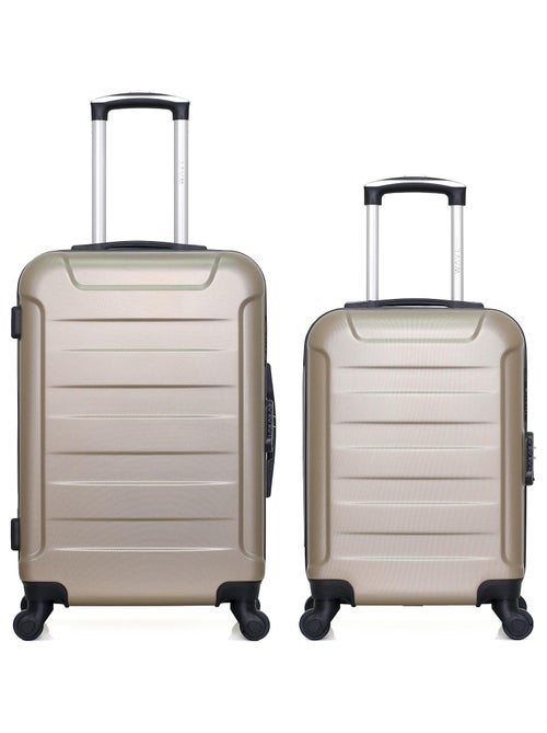 WAVE PARIS - Lot de 2 - Valise Weekend et valise cabine XS ELBE - Kiabi WAVE PARIS - Lot de 2 - Valise Weekend et valise cabine XS ELBE - Kiabi