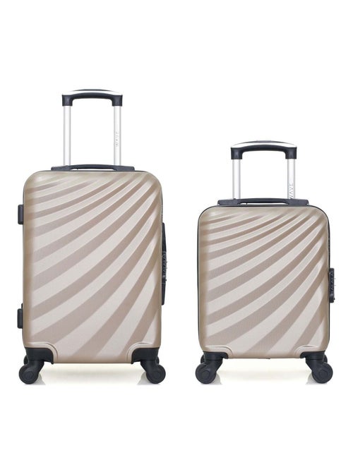 WAVE PARIS - LOT DE 2 - Valises cabine et cabine XXS DANUBE - Kiabi