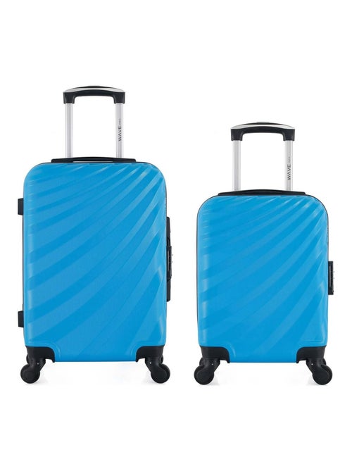 WAVE PARIS - LOT DE 2 - Valises cabine et cabine XXS DANUBE - Kiabi