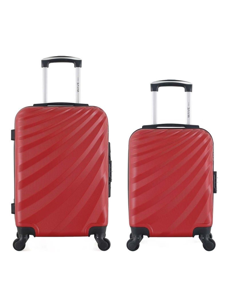 WAVE PARIS - LOT DE 2 - Valises cabine et cabine XXS DANUBE Bordeaux - Kiabi