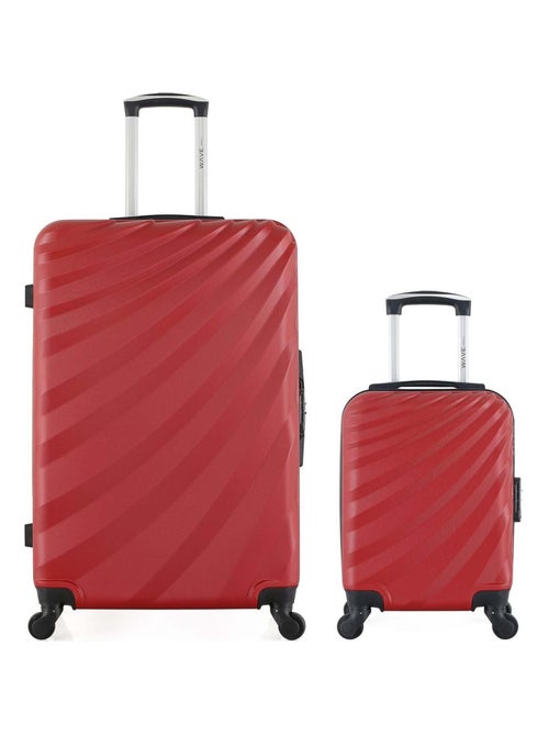 WAVE PARIS - LOT DE 2 - Valises grand format et cabine XXS DANUBE - Kiabi