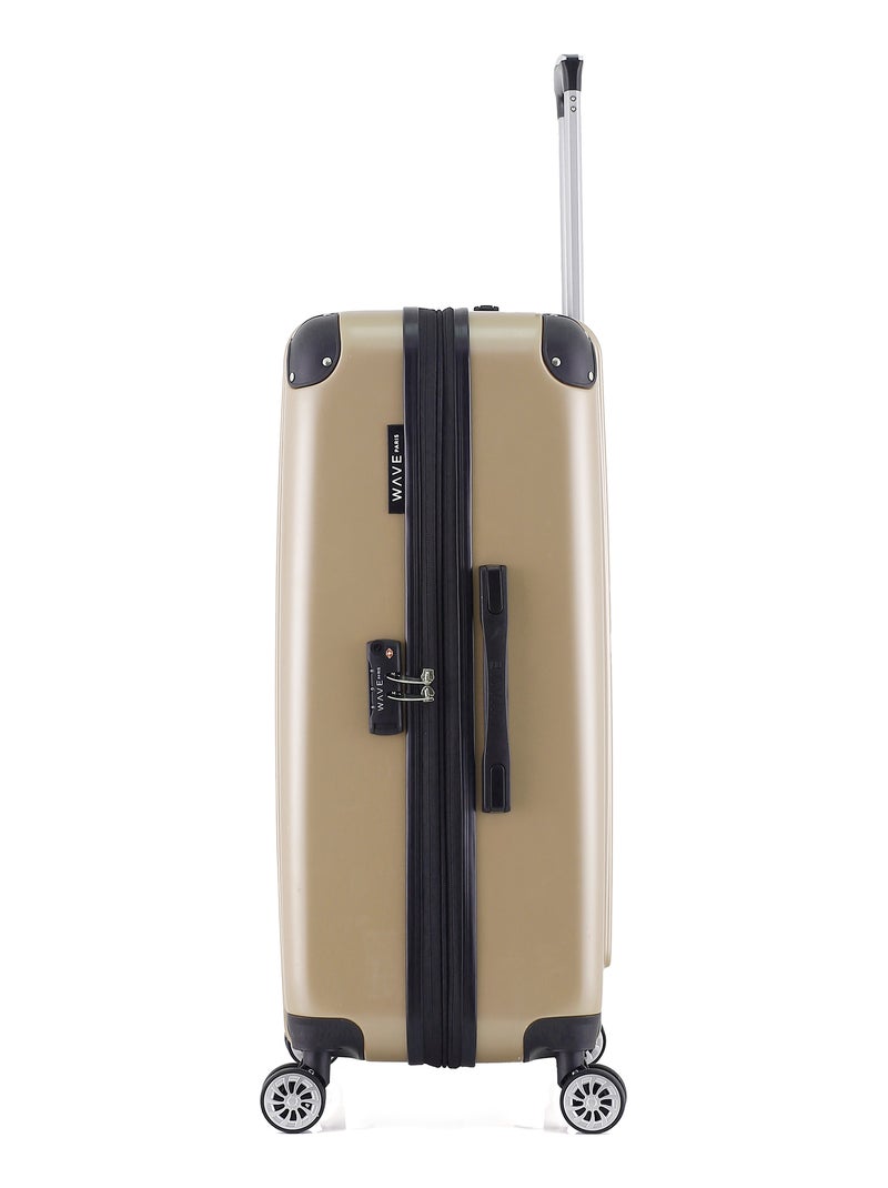 WAVE PARIS - LOT DE 2 - Valises grand format et weekend DENALI Beige - Kiabi