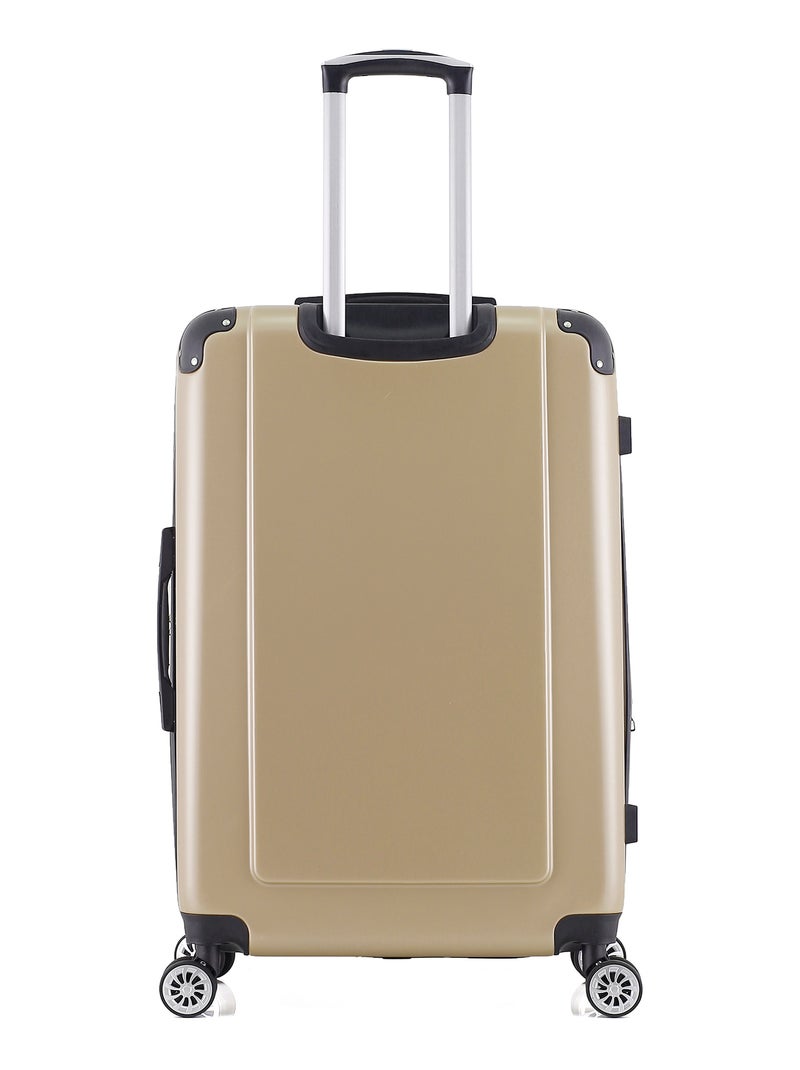 WAVE PARIS - LOT DE 2 - Valises grand format et weekend DENALI Beige - Kiabi