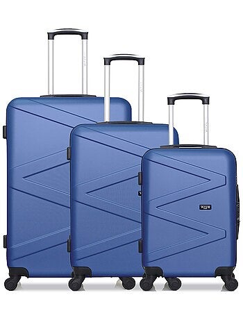 WAVE PARIS - Lot de 3 - Valise grand format, valise weekend et valise cabine AMAZONE