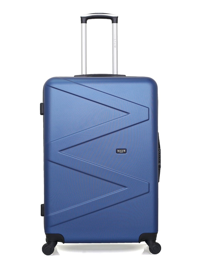 WAVE PARIS - Lot de 3 - Valise grand format, valise weekend et valise cabine AMAZONE Bleu Bleu marine - Kiabi