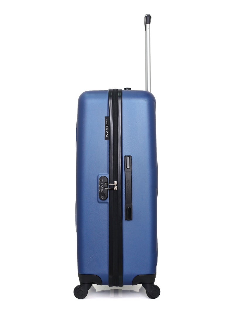 WAVE PARIS - Lot de 3 - Valise grand format, valise weekend et valise cabine AMAZONE Bleu Bleu marine - Kiabi