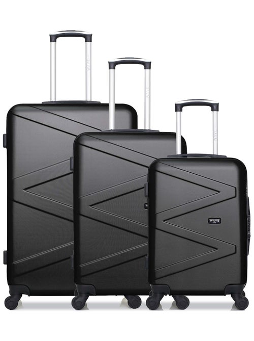WAVE PARIS - Lot de 3 - Valise grand format, valise weekend et valise cabine AMAZONE - Kiabi WAVE PARIS - Lot de 3 - Valise grand format, valise weekend et valise cabine AMAZONE - Kiabi