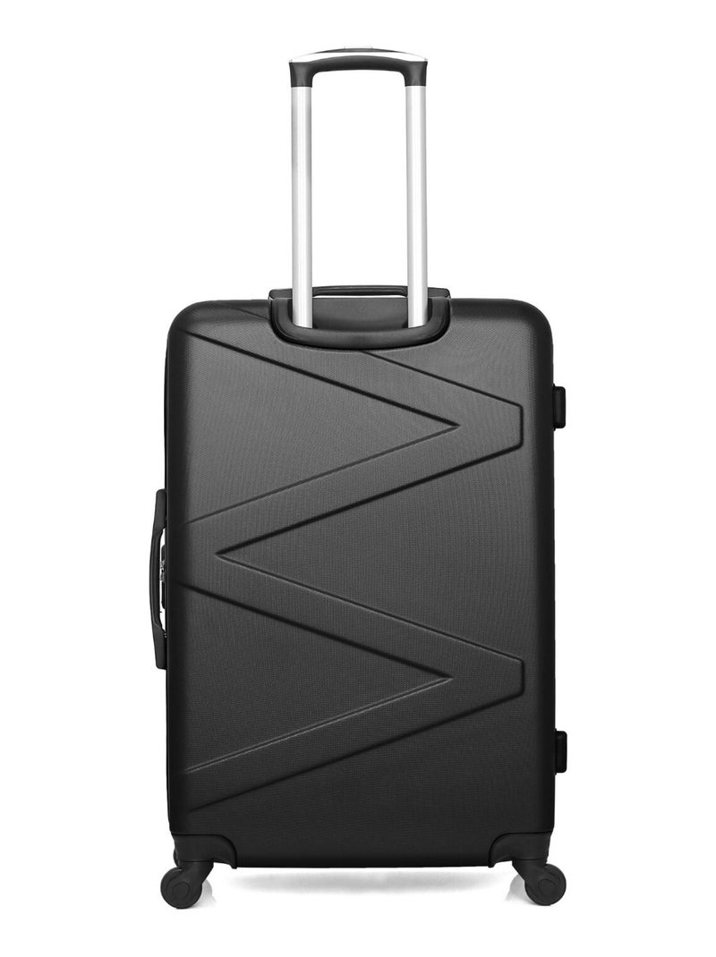 WAVE PARIS - Lot de 3 - Valise grand format, valise weekend et valise cabine AMAZONE Noir - Kiabi