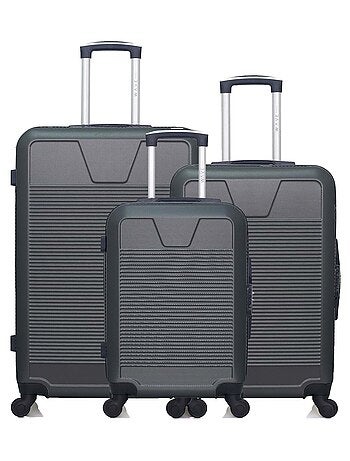 WAVE PARIS - Lot de 3 - Valise grand format, valise weekend et valise cabine SELENGA
