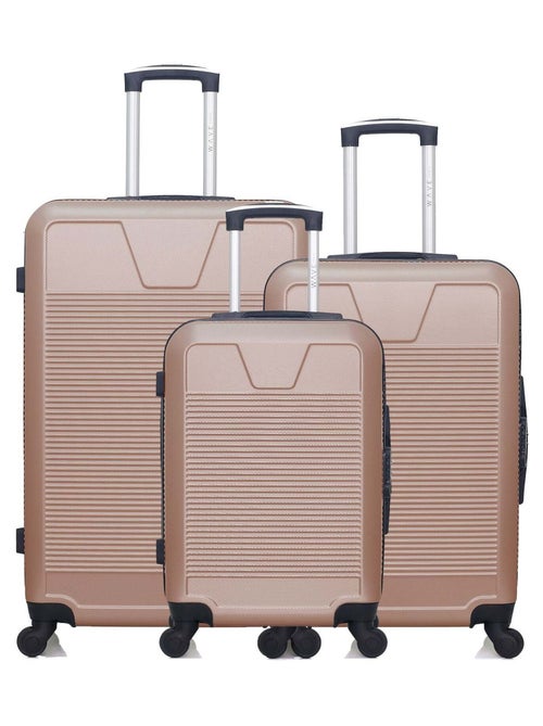 WAVE PARIS - Lot de 3 - Valise grand format, valise weekend et valise cabine SELENGA - Kiabi
