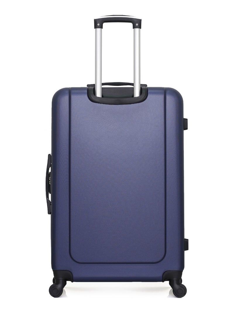 WAVE PARIS - Lot de 3 - Valise Grand format, valise weekend et valise cabine XXS CONGO Bleu Bleu marine - Kiabi