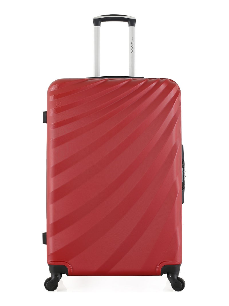 WAVE PARIS - Lot de 3 - Valise Grand format, valise weekend et valise cabine XXS DANUBE Bordeaux - Kiabi