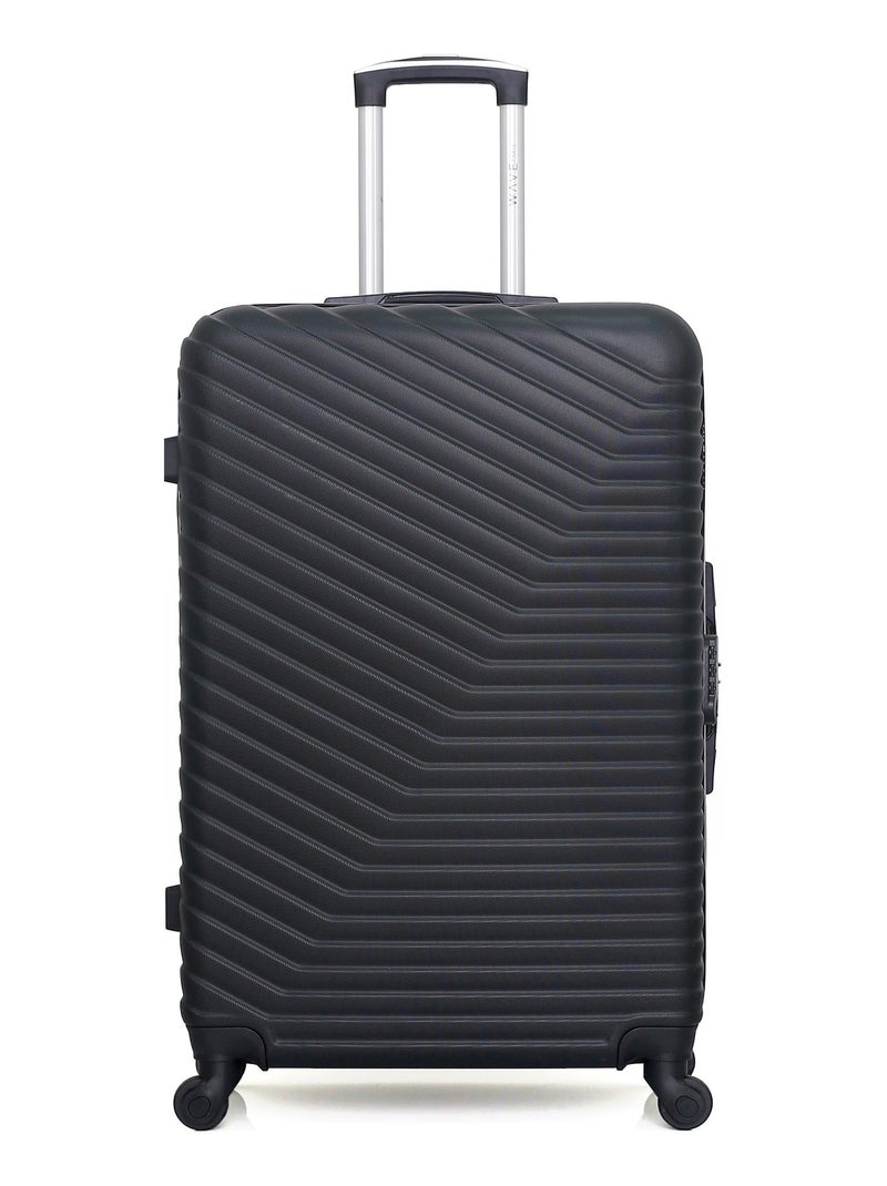 WAVE PARIS - Lot de 3 - Valise Grand format, valise weekend et valise cabine XXS LENA Noir - Kiabi