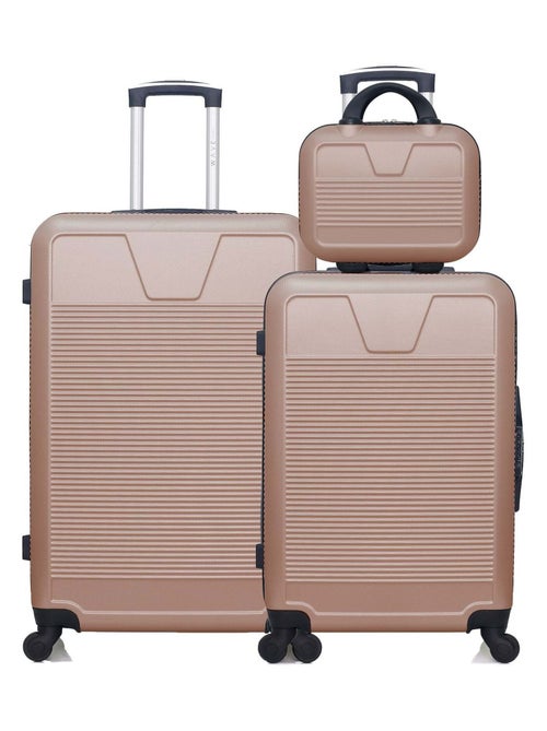 WAVE PARIS - Lot de 3 - Valise grand format, valise weekend et vanity SELENGA - Kiabi