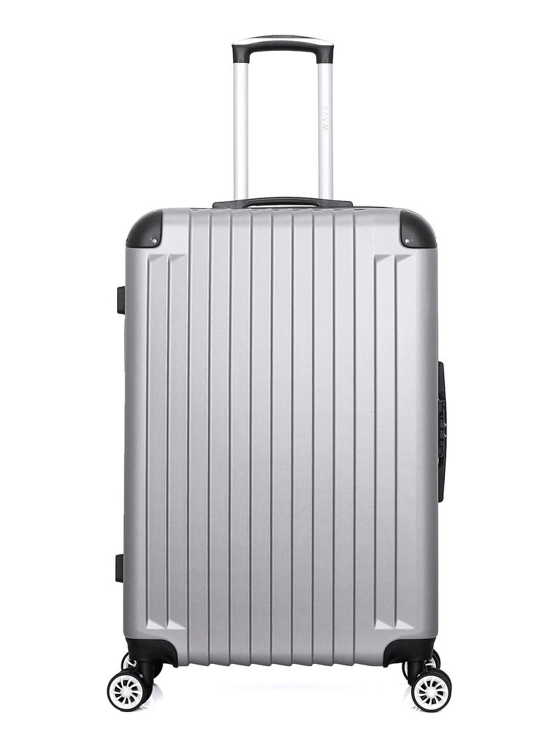 WAVE PARIS - Lot de 3 - Valise grand format, valise weekend et vanity TAGE Gris - Kiabi